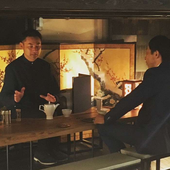 松永浩二が東京ミッドタウンにてパフォーマンス